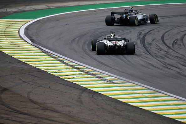 There was drama for Lewis in the final run