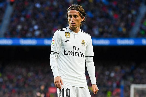 Modric was dropped to the bench after a subpar performance