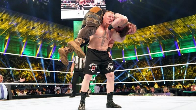 Lesnar dominated Strowman at Crown Jewel