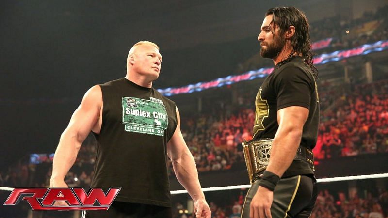 Image result for Brock Lesnar vs Seth Rollins