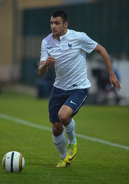 Gaetan Laborde scored two goals for Montpellier