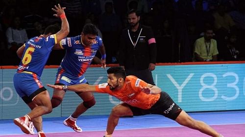 Darshan Kadian was the top raider for U Mumba