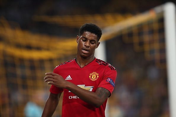 Marcus Rashford has struggled for game time at Manchester United