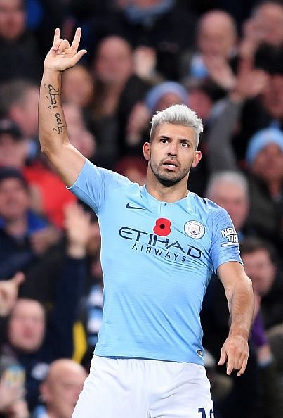 Aguero was on the scoresheet again for City