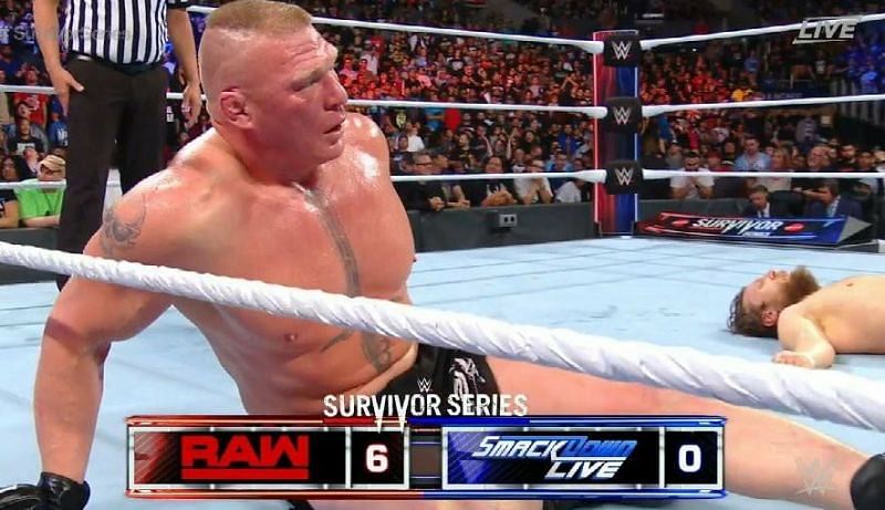 RAW made a clean sweep over SmackDown LIVE