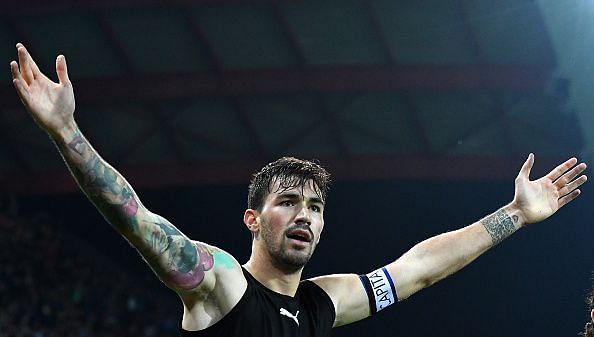 Alessio Romagnoli scored a goal against Udinese