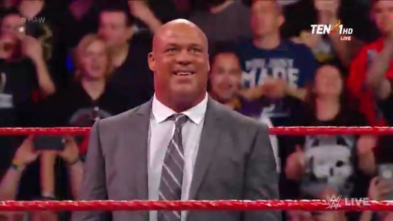 Kurt Angle versus Baron Corbin for control of Raw. Who wins?