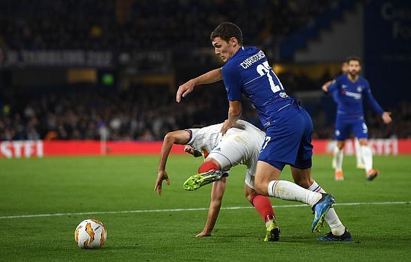 Andreas Christensen has been a regular for Chelsea in the Europa League.