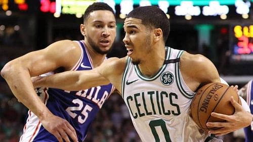 Jayson Tatum and Ben Simmons