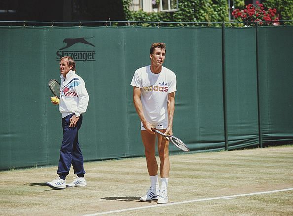 Ivan lendl at Wimbledon Lawn Tennis Championship