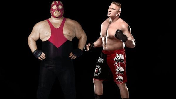 In a clash of titans we wish would&#039;ve happened, it&#039;s Big Van Vader vs. the Beast Incarnate Brock Lesnar.
