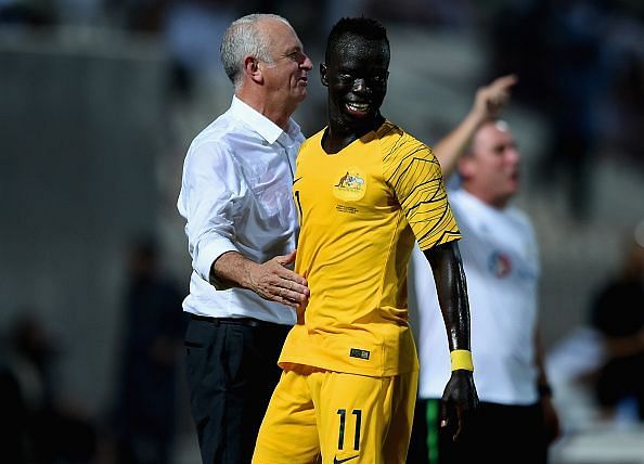 Awer Mabil provided two assists and netted two goals
