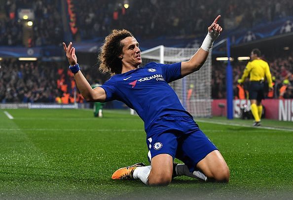 David Luiz is one of the most well known goal-scoring defenders