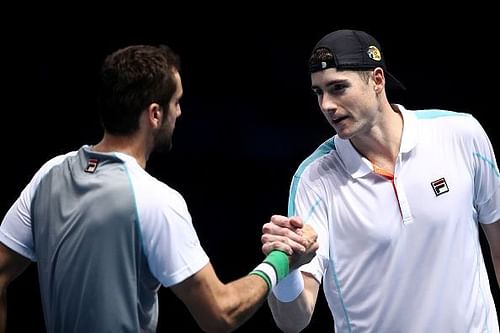 Marin Cilic and John Isner