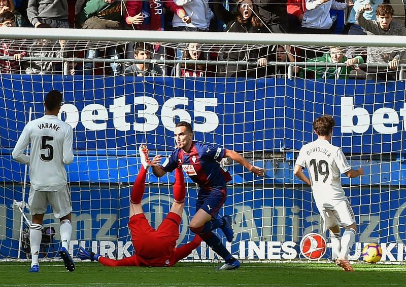 Real Madrid were battered 3-0 by Eibar on Saturday