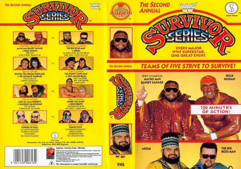 Survivor Series 1988 VHS Cover