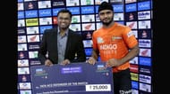 Surender Singh won the TATA Ace Defender of the Match on two occasions in the Mumbai leg.