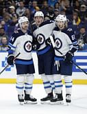 Laine nets 5 goals, Jets defeat Blues 8-4