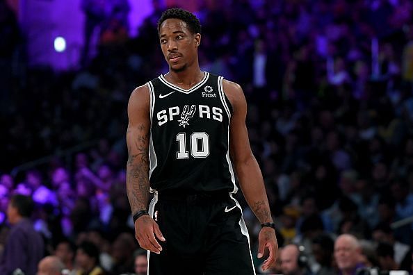 DeMar DeRozan has been strong in his first season as a Spur