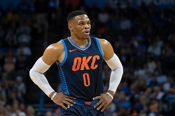 Westbrook has been wearing number 0 since he entered the league in 2008