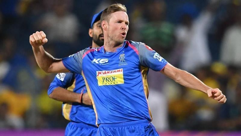 Ben Laughlin turned out for Rajasthan Royals in IPL 2018.
