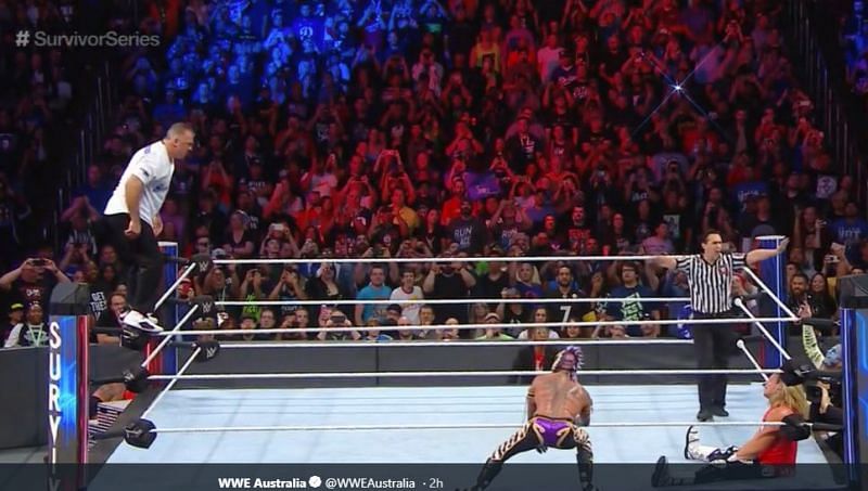 Shane McMahon put on a show at Survivor Series