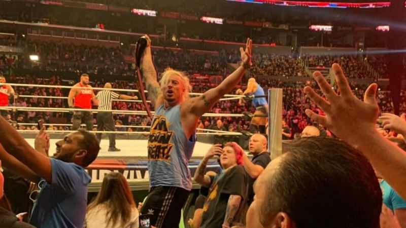 Enzo Amore was at ringside for Survivor Series