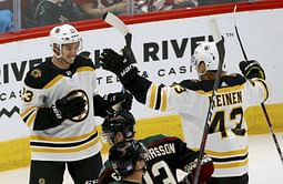 Karlsson, DeBrusk give Bruins 2-1 win over Coyotes