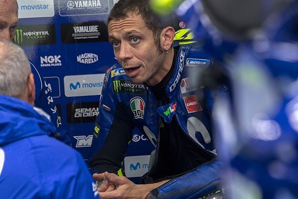 Valentino Rossi at the 2018 MotoGP Of Valencia