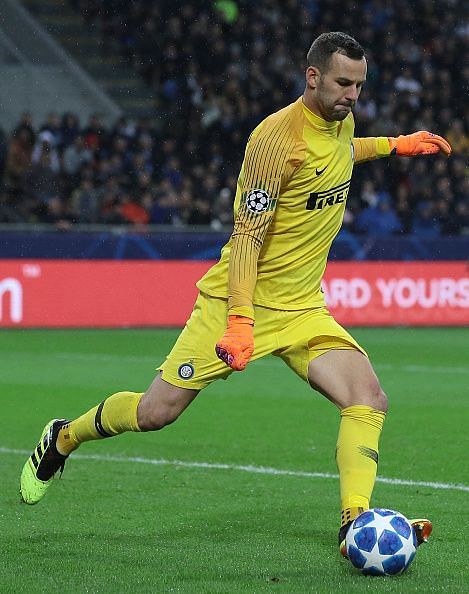 Handanovic made a number of crucial saves for Inter Milan