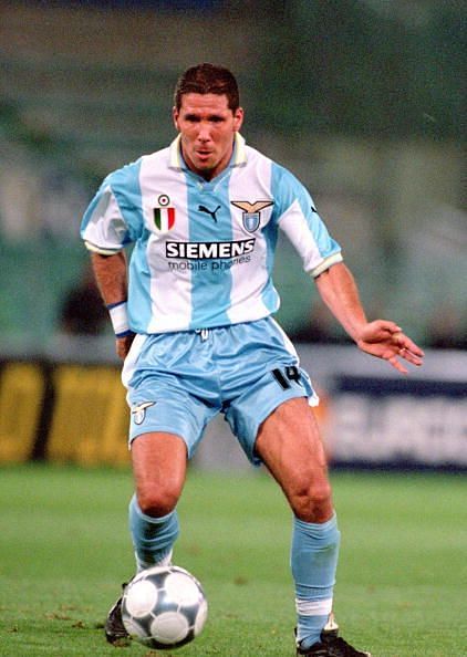Diego Simeone while he played for Lazio