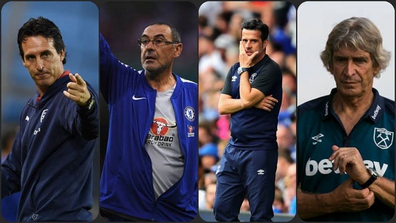 Four Premier League clubs had announced managerial changes at the beginning of the season
