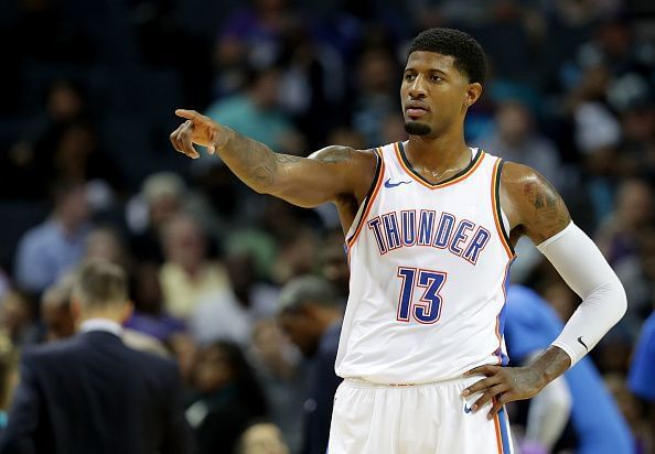 Paul George is OKC&#039;s only reliable three-point shooter