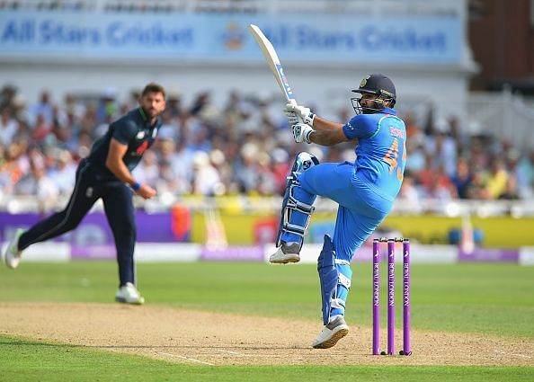 Rohit Sharma has a strong back foot game