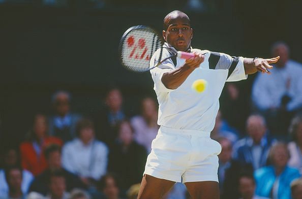 MaliVai Washington at the Wimbledon Lawn Tennis Championship