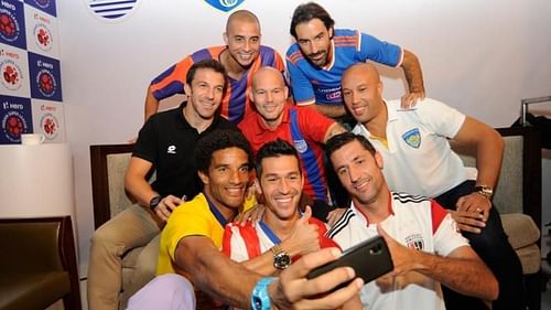 Marquee players from the inaugural season of the Indian Super League (Photo: ISL)