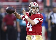 Mullens has sterling debut in 49ers 34-3 win over Raiders