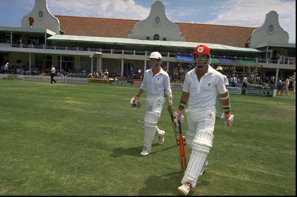 Andy Flower and Kevin Arnott of Zimbabwe