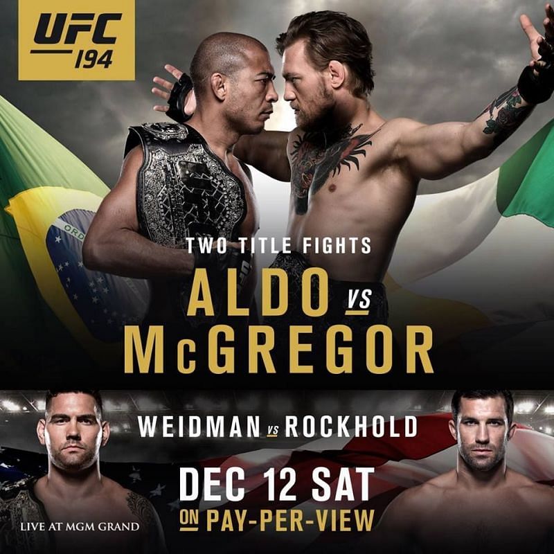 UFC 194: What happened when McGregor clashed Jose Aldo over the