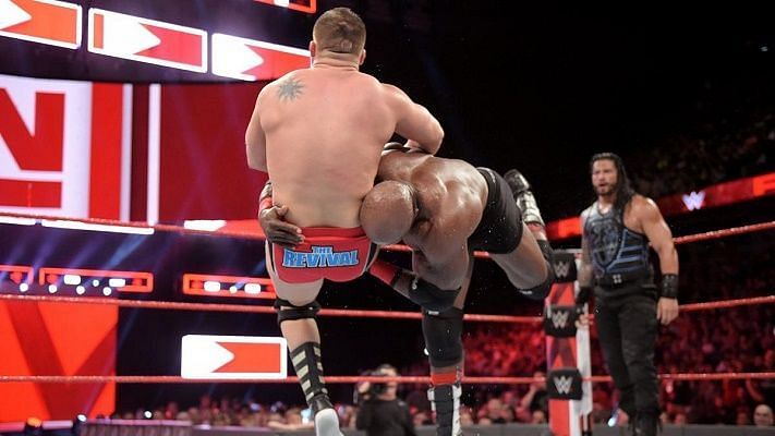 Bobby Lashley delivered a dominating spear
