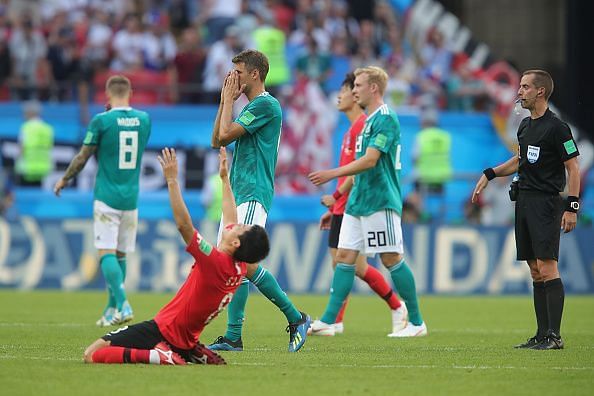 Germany suffered a humbling loss to South Korea in the World Cup