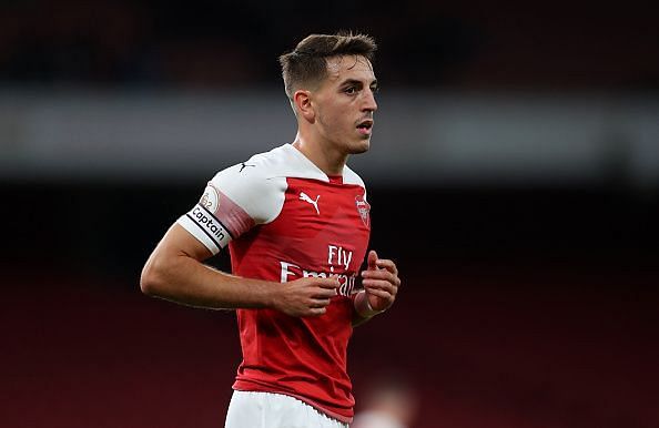 Julio Pleguezuelo captains the Arsenal side in PL2.