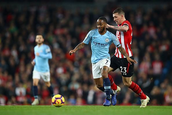 Sterling put in a sensational performance against the Saints