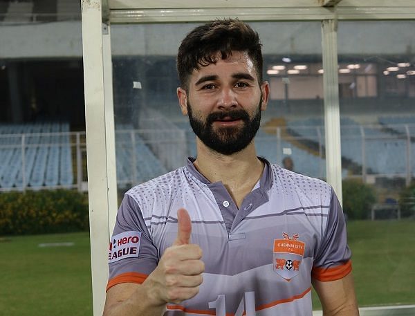 Nestor Gordillo converted from the spot against East Bengal to seal the three points for Chennai City FC (Image: AIFF Media)