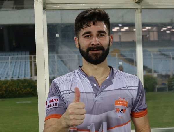 Nestor Gordillo converted from the spot against East Bengal to seal the three points for Chennai City FC (Image: AIFF Media)