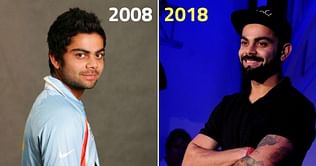 Virat Kohli's evolution (2008-2018): The journey in pictures
