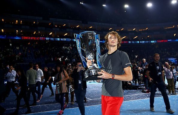 Alexander Zverev the 2018 Nitto ATP Finals Champion