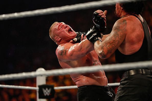Brock Lesnar and Undertaker have had some fierce battles
