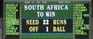 The scoreboard reflects South Africa's misfortune (Image: Getty Images)