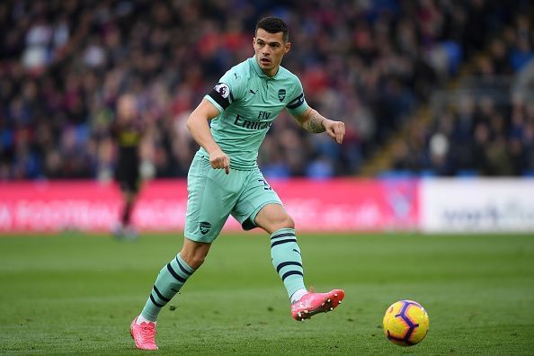 Xhaka could return to the midfield if Kolasinac plays